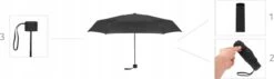 Opvouwbare Mini Paraplu - Klein & Opvouwbaar - Stormparaplu - Stevig Anti Storm & Wind - Windproof - 6 Panelen - Ø 90 Cm - Ruimtebesparend & Compact - Zwart -Kampeeruitrusting 1200x347 1