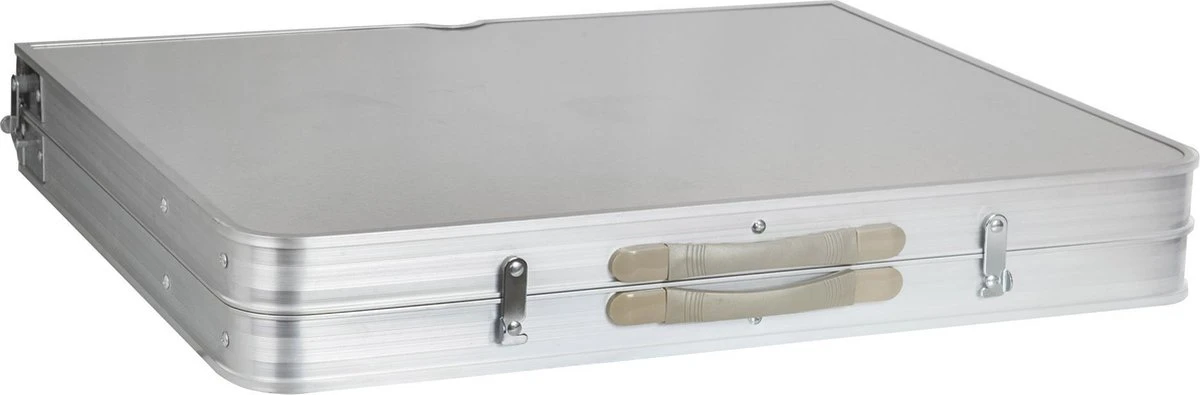 Capture Outdoor, "Camp6 AL-120L" Luxe Inklapbare Stabiele Kampeertafel, Voor 6 Personen, Aluminium, 70x120cm, Aluminium Vierkante Poten, In De Hoogte Regelbaar, Inklapbaar In Een Draagbare Koffer Formaat, Met Steun Voor Parasol, … 2 Capture Outdoor, "Camp6 AL-120L" Luxe Inklapbare Stabiele Kampeertafel, Voor 6 Personen, Aluminium, 70x120cm, Aluminium Vierkante Poten, In De Hoogte Regelbaar, Inklapbaar In Een Draagbare Koffer Formaat, Met Steun Voor Parasol, … - Afbeelding 2