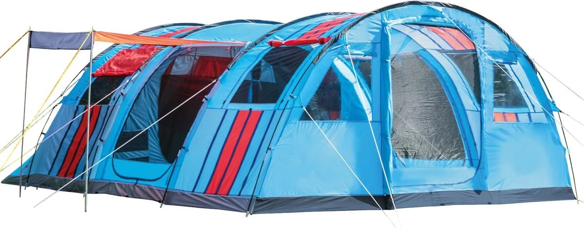 Skandika Gotland Tunneltent Voor 6 Personen, Grote Familietent In Racing-design, Ingenaaide Tentbodem, Waterdicht, 5000 Mm Waterkolom, Slaapcabine Met Scheidingswand, Muggennet (let Op, Komt Met Kleurfouten) 1 Skandika Gotland Tunneltent Voor 6 Personen, Grote Familietent In Racing-design, Ingenaaide Tentbodem, Waterdicht, 5000 Mm Waterkolom, Slaapcabine Met Scheidingswand, Muggennet (let Op, Komt Met Kleurfouten)