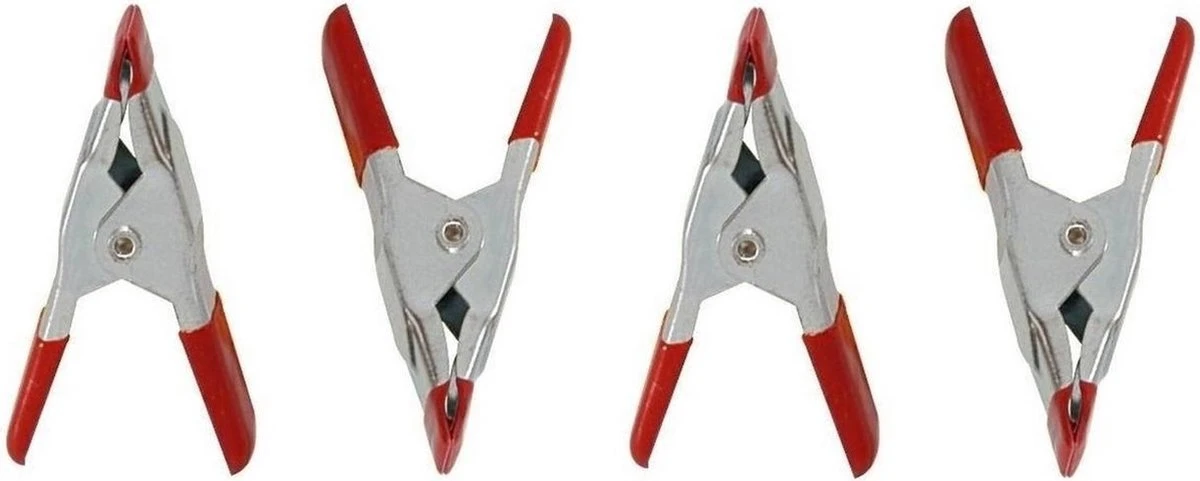 Merkloos Set Van 16x Stuks Mini Zeilklemmen/zeilclips 5 Cm Kunststof/staal - Dekzeil Klemmen - Hobbyklemmen - Camping/outdoor Klemmen 1 Merkloos Set Van 16x Stuks Mini Zeilklemmen/zeilclips 5 Cm Kunststof/staal - Dekzeil Klemmen - Hobbyklemmen - Camping/outdoor Klemmen