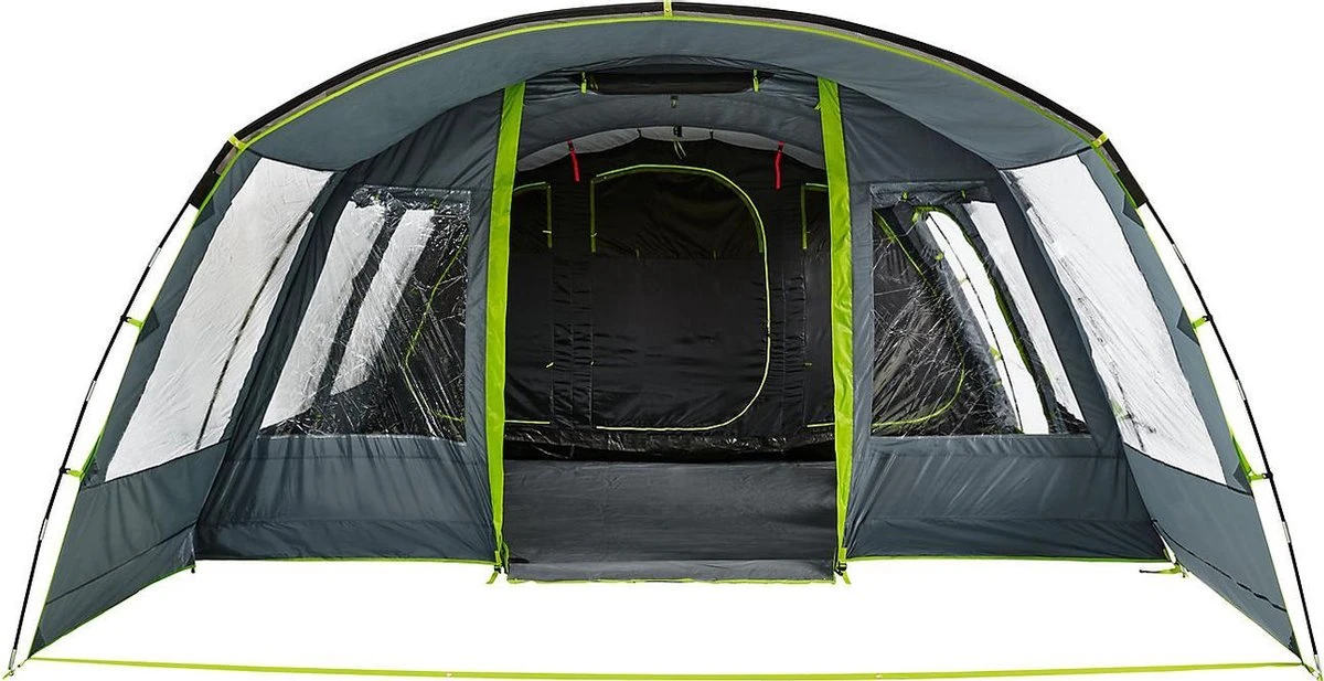 Coleman Vail 6L Tunneltent - Familie Tent - 6-Persoons - Grijs/Groen 2 Coleman Vail 6L Tunneltent - Familie Tent - 6-Persoons - Grijs/Groen - Afbeelding 2