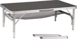 Bo-Camp Campingtafel - 100x60x70 - Grijs -Kampeeruitrusting 1200x619 2