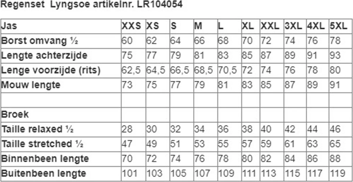 Lyngsøe Rainwear Regenset Donkerblauw 4XL 5 Lyngsøe Rainwear Regenset Donkerblauw 4XL - Afbeelding 5