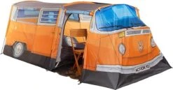 Merkloos Volkswagen Bus Tent - Oranje - 4 Persoons -Kampeeruitrusting 1200x627 1
