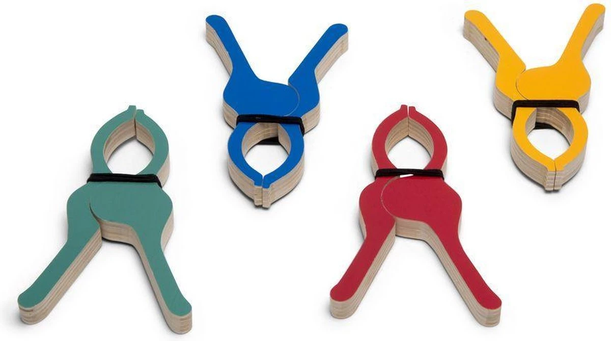 BS Toys Tentklemmen - Hout - Vanaf 3 Jaar - Creatief Spelen 1 BS Toys Tentklemmen - Hout - Vanaf 3 Jaar - Creatief Spelen