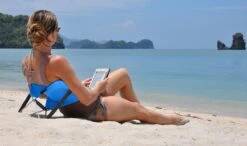 Y-ply Ruggensteuntje - Strandstoel - Opvouwbaar - Rood -Kampeeruitrusting 1200x707