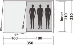 Easy Camp Tent Galaxy 300 3-persoons Rustiekgroen -Kampeeruitrusting 1200x746
