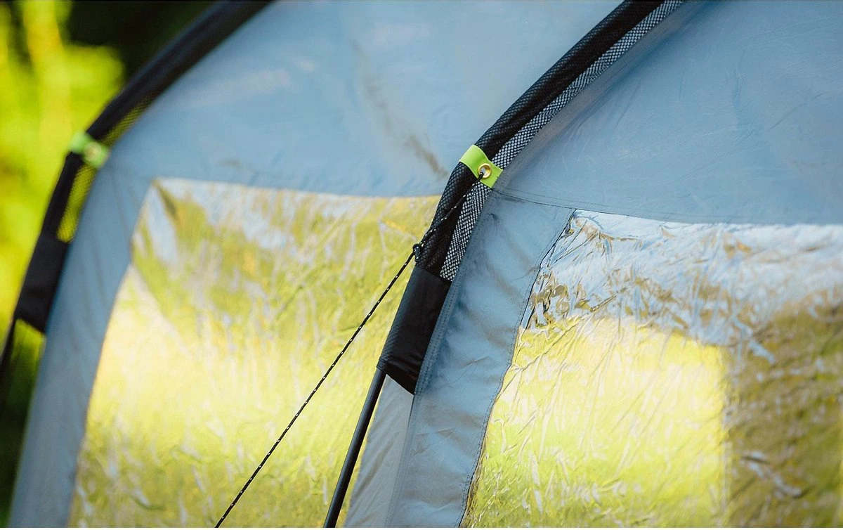 Coleman Vail 6L Tunneltent - Familie Tent - 6-Persoons - Grijs/Groen 5 Coleman Vail 6L Tunneltent - Familie Tent - 6-Persoons - Grijs/Groen - Afbeelding 5