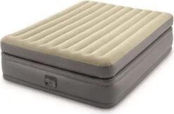 Intex Prime Comfort - Luchtbed - 2-Persoons - 152x203x51 Cm (BxLxH) - Grijs - Met Ingebouwde Motorpomp -Kampeeruitrusting 1200x792 4