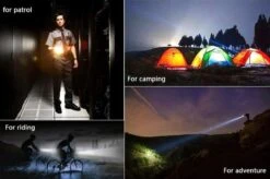 IGOODS - 2 STUKS LED Zaklamp - Wit Licht- Licht Gewicht - Militaire Zaklamp - LED Zaklamp - Inzoombaar -Kampeeruitrusting 1200x796 4