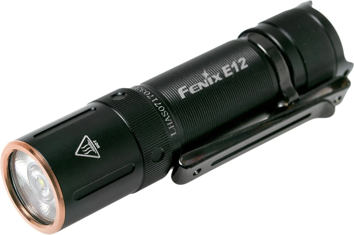 Fenix E12 V2.0 Zaklamp FEE12-V2 Compacte LED Zaklamp Brede Lichtbundel, 160 Lumen, Aluminium 2 Fenix E12 V2.0 Zaklamp FEE12-V2 Compacte LED Zaklamp Brede Lichtbundel, 160 Lumen, Aluminium - Afbeelding 2
