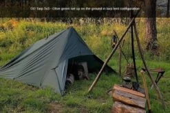 Tarp 3x3 – Olive Green -Kampeeruitrusting 1200x800 149