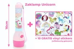 Zaklamp Unicorn Voor Kinderen | Nachtlamp Eenhoorn LED Werkt Op 2 AA Batterijen | 16cm | FL01 -Kampeeruitrusting 1200x800 256