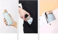 Paraplu Plaza Lichtgewicht Paraplu | Mini Paraplu | Handtas Paraplu | Kleur MINT Groen Paraplu Eco Vriendelijk, Waterdicht En UV -Kampeeruitrusting 1200x814 6