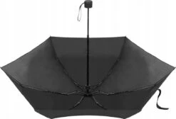 Opvouwbare Mini Paraplu - Klein & Opvouwbaar - Stormparaplu - Stevig Anti Storm & Wind - Windproof - 6 Panelen - Ø 90 Cm - Ruimtebesparend & Compact - Zwart -Kampeeruitrusting 1200x815 2