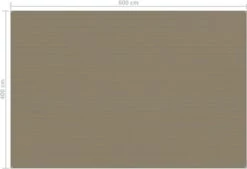 VidaXL Tenttapijt 400x600 Cm Taupe -Kampeeruitrusting 1200x819 1