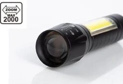 Zaklamp Oplaadbaar 2000 Lumen - Waterproof - Zeer Fel - Klein - 2 In 1 - Led -Kampeeruitrusting 1200x824 4