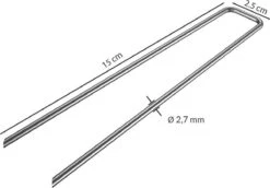 Gardebruk Haringen Set Van 100 Gegalvaniseerd Staal LxØ 150x2,7mm -Kampeeruitrusting 1200x835 2