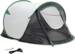 JEMIDI Tweepersoons Pop-up Tent - Opgooitent, Werptent Voor 2 Personen - Ideaal Als Festivaltent Of Kampeertent - Verschillende Kleuren -Kampeeruitrusting 1200x858 2