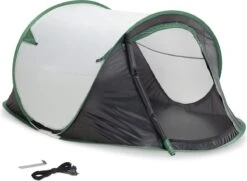 JEMIDI Tweepersoons Pop-up Tent - Opgooitent, Werptent Voor 2 Personen - Ideaal Als Festivaltent Of Kampeertent - Verschillende Kleuren -Kampeeruitrusting 1200x877 1