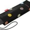 Reisenthel Umbrella Pocket Mini Opvouwbare Mini Paraplu - ø 97 Cm - Dots Zwart