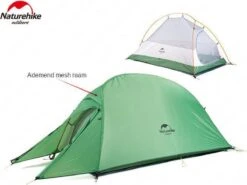 Cloud Up 1 Upgraded - Naturehike® - 1 Persoons Tent - Lichtgewicht Tent - Incl. Grondzeil - 210T 3000mm - Outdoor - Waterdicht - Hiking & Wandelen -Kampeeruitrusting 1200x897