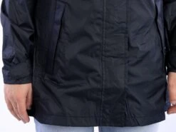 Ralka Regenjas Deluxe Lang Model - Dames - Zwart/Aqua - 36 -Kampeeruitrusting 1200x898