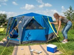 Coleman OctaGo Tent - Festival - 3-Persoons - Blauw/lime -Kampeeruitrusting 1200x900 9
