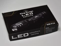 Militaire Zaklamp LED | 1000 Lumen | 2x 18650 Oplaadbare Batterij & Oplader | King Mungo KM-T14 -Kampeeruitrusting 1200x909 1