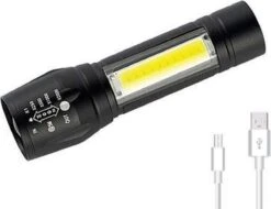 2 Stuks - Zaklamp Oplaadbaar 2000 Lumen - Waterproof - Zeer Fel - Klein - 2 In 1 - Led - -Kampeeruitrusting 1200x923 3