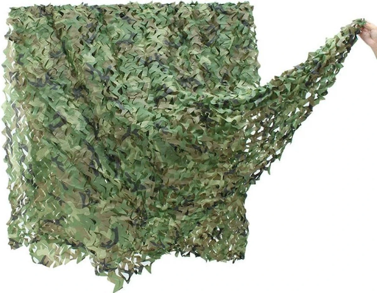 Camouflagenet 3x5m Groen 2 Camouflagenet 3x5m Groen - Afbeelding 2
