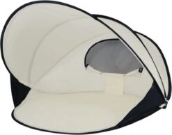 Deryan Luxe Pop Up Strandtent XXL - Anti-UV 50+ - Cream -Kampeeruitrusting 1200x942