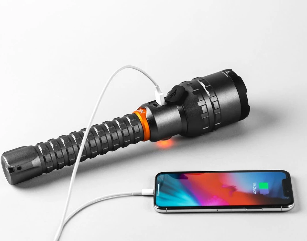 Nebo 12K Oplaadbare Krachtiger Waterproof Zaklamp 12000 Lm - Zwart 16 Nebo 12K Oplaadbare Krachtiger Waterproof Zaklamp 12000 Lm - Zwart - Afbeelding 16