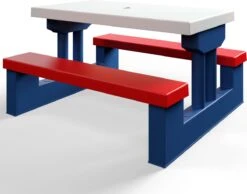 Merkloos Kinder Picknicktafel Met Parasol - Blauw 19 Merkloos Kinder Picknicktafel Met Parasol - Blauw -Kampeeruitrusting 1200x944