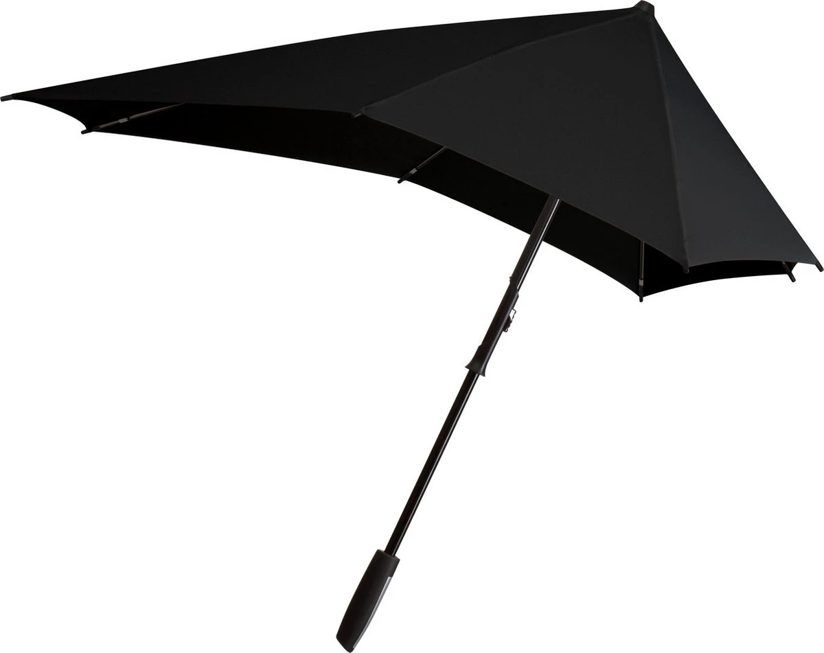 Senz° Umbrella - Stormparaplu - Automatisch - Zwart - Ø 88 Cm - Lange Handvat 1 Senz° Umbrella - Stormparaplu - Automatisch - Zwart - Ø 88 Cm - Lange Handvat