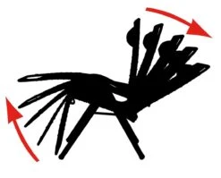 Crespo Relaxstoel - AP-232 Air-Deluxe - Grijs (86) -Kampeeruitrusting 1200x965