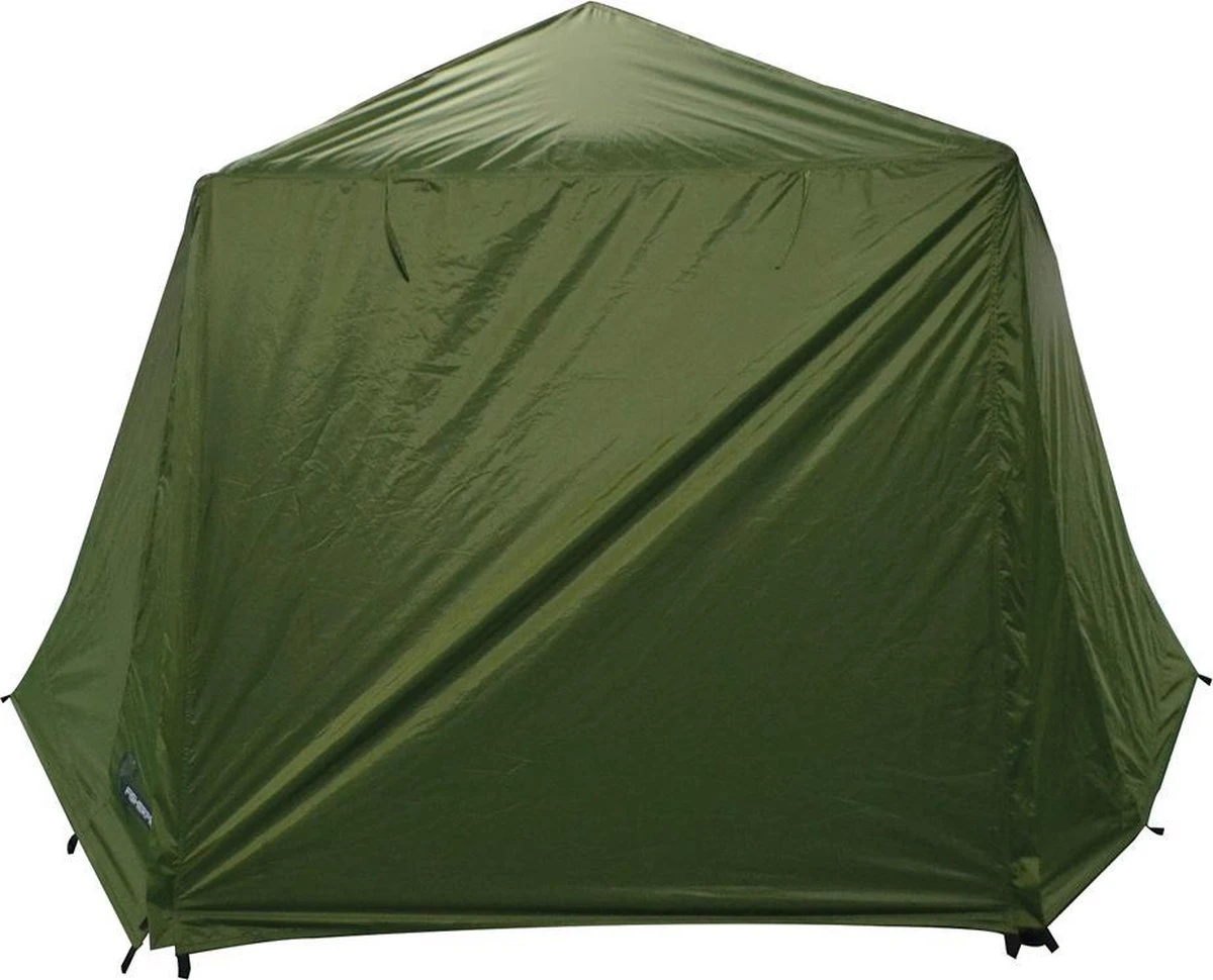 FisherPro Karpertent Met Stormcover – Vistent – Tent - Bescherming Tegen Zon En Wind – 100% Waterdichte Stormhoes – Met Handige Meeneemtas – Ook Geschikt Als Strandtent Of Festivaltent – Extra Veiligheid En Warmte Door Stormcover 8 FisherPro Karpertent Met Stormcover – Vistent – Tent - Bescherming Tegen Zon En Wind – 100% Waterdichte Stormhoes – Met Handige Meeneemtas – Ook Geschikt Als Strandtent Of Festivaltent – Extra Veiligheid En Warmte Door Stormcover - Afbeelding 8