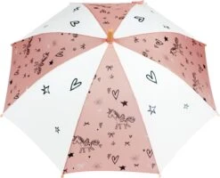 Kidzroom Fearless & Cuddle Paraplu - Peach - Unicorn -Kampeeruitrusting 1200x973 3