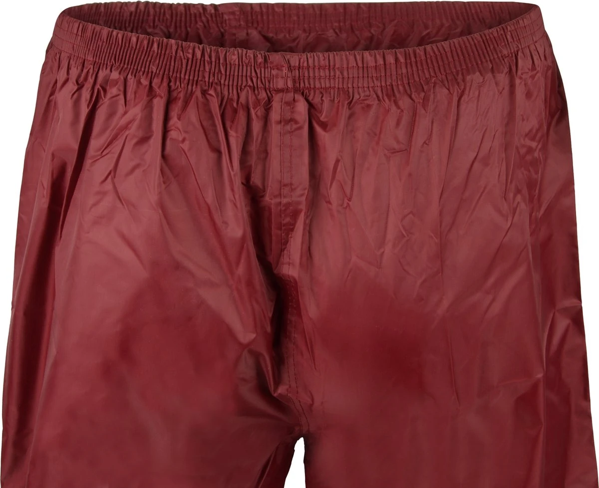 C-Line Regenpak Met Capuchon - Rood - Reflecterend - Nieuw Model - Volwassen Maat L 5 C-Line Regenpak Met Capuchon - Rood - Reflecterend - Nieuw Model - Volwassen Maat L - Afbeelding 5