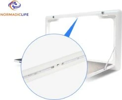 Merkloos NormadicLife® - Outdoor – Opklapbare Tafel - Eettafel – Tafel Voor Buitenkeuken - Caravan – Camper – Picknicktafel - Ingebouwd Ledlicht – Wit -Kampeeruitrusting 1200x993 1