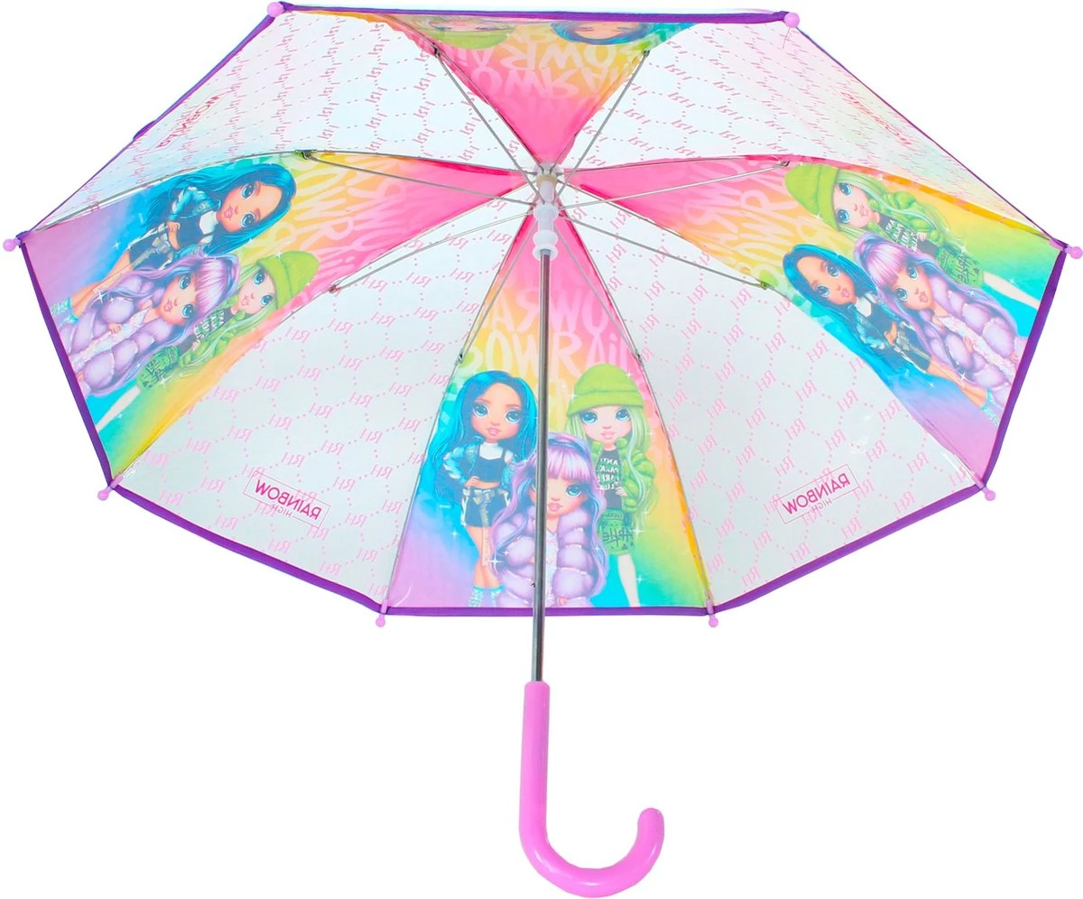 Rainbow High Rainy Days Paraplu - Roze 4 Rainbow High Rainy Days Paraplu - Roze - Afbeelding 4