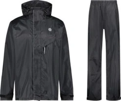 AGU Passat Regenpak Essential - Zwart - M - Dames & Heren - Waterdicht -Kampeeruitrusting 1200x996 4