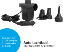 Auto Luchtbed Voor Achterbank - Met 12v Elektrische Pomp -Kampeeruitrusting 1200x997 3