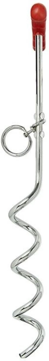 PROPLUS Pro Plus Aanlegspiraal - Hondenpen Met Handvat En Ring - Lengte 39 Cm 5 PROPLUS Pro Plus Aanlegspiraal - Hondenpen Met Handvat En Ring - Lengte 39 Cm - Afbeelding 5