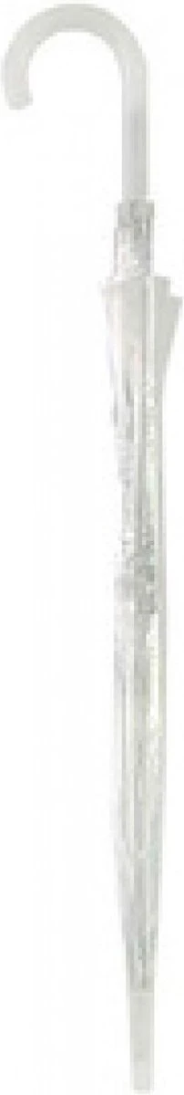 Smati Transparant Basic Paraplu Ø85cm - Wit 4 Smati Transparant Basic Paraplu Ø85cm - Wit - Afbeelding 4