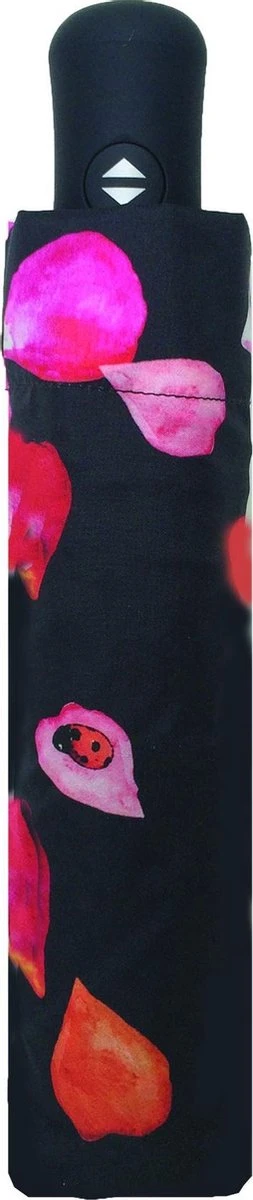 Smati Pétale Opvouwbare Stormparaplu - Paraplu - Auto Open/Dicht - ø 90 Cm - Zwart/Multi Kleur 2 Smati Pétale Opvouwbare Stormparaplu - Paraplu - Auto Open/Dicht - ø 90 Cm - Zwart/Multi Kleur - Afbeelding 2