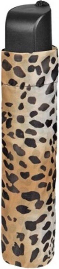 Paraplu -tijger-panter-klein-stevig-tasformaat