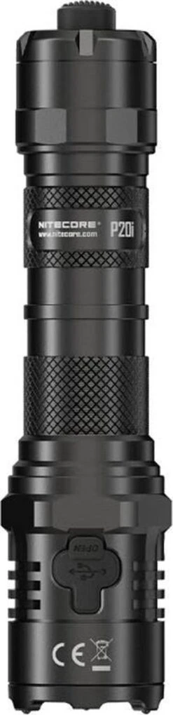 NiteCore Zaklamp P20i I-Generation- USB-C Oplaadbaar- 1800 Lumen- Zwart -Kampeeruitrusting 291x1200 4