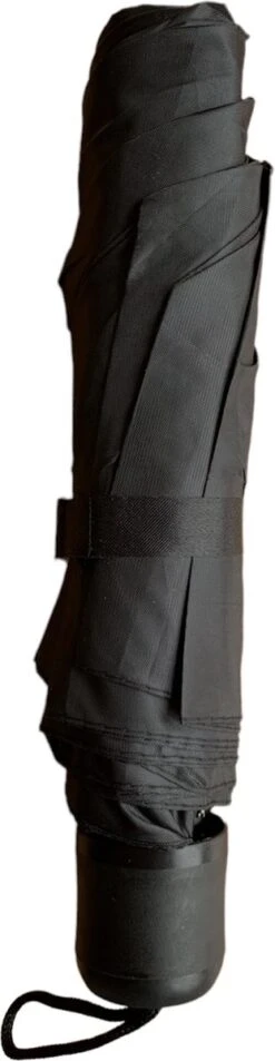 PD® - Mini Paraplu Opvouwbaar - Zwart - Mini Paraplu Handtas - Mini Paraplu Lichtgewicht - Miniparaplu -Kampeeruitrusting 311x1200
