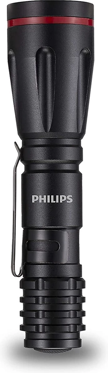 Philips Zaklamp - SFL1001P/10 - LED-zaklamp - Incl. 2 AA-Batterijen - 160 Lumen - Zwart - IPX4 Waterdicht - Draagbare Lamp 1 Philips Zaklamp - SFL1001P/10 - LED-zaklamp - Incl. 2 AA-Batterijen - 160 Lumen - Zwart - IPX4 Waterdicht - Draagbare Lamp